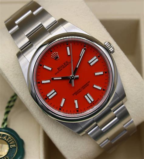 rolex 124300 red